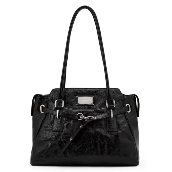 Charlotte's Obsidian Grandeur Boxing HandBag