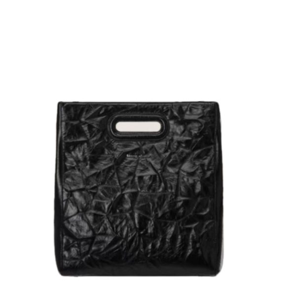 Edgy Urban Black Crinkled