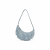 azure crescent satchel