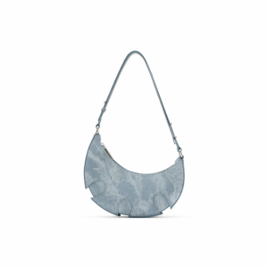 azure crescent satchel