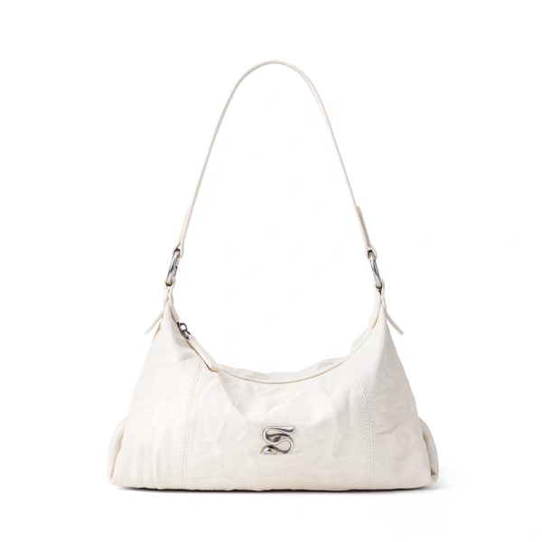 Ella's Elegant Pearl Handbag