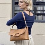 Camel Commuter Flap Bag “Autumn – Winter Chic”
