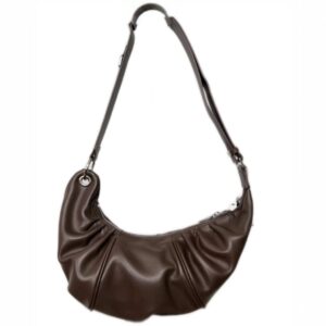 Sienna's Rich Horn-Like Crescent Bag