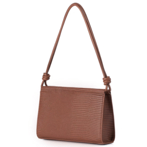 Cordova Crocodile - Embossed Cord Knot Satchel