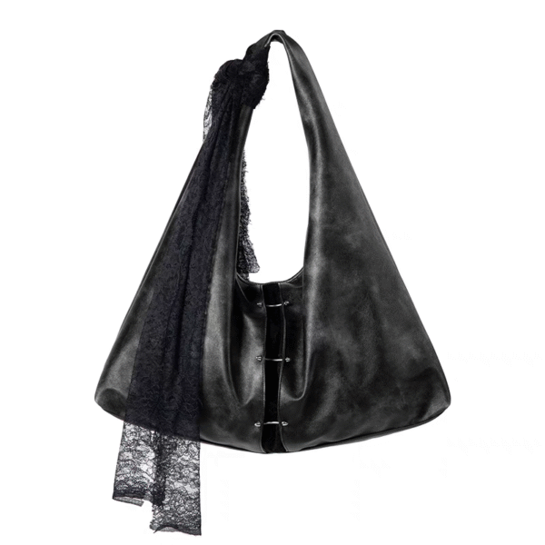 Nyx - Dark Lace Slouch Bag