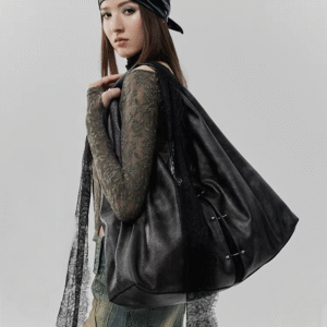 Nyx - Dark Lace Slouch Bag