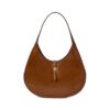 Benjamin's Enchanting Vintage - Echoed Brown Leather Slouch Bag