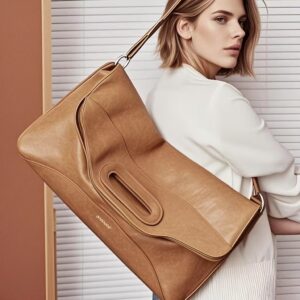 Camel Commuter Flap Bag "Autumn - Winter Chic"
